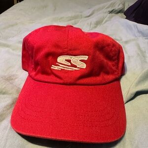 Super Street Magazine Red Cap with White Logo 100% Cotton